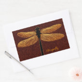 Dragonfly-Sticker Rechteckiger Aufkleber (Umschlag)