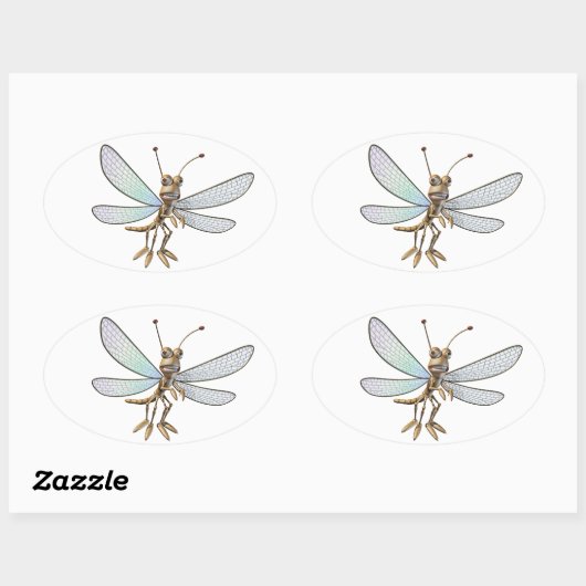 Dragonfly Stickers (Blatt)