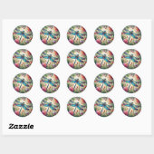 Dragonfly Stickers (Blatt)