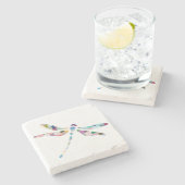 Dragonfly Stone Untersetzer (Seitenansicht)