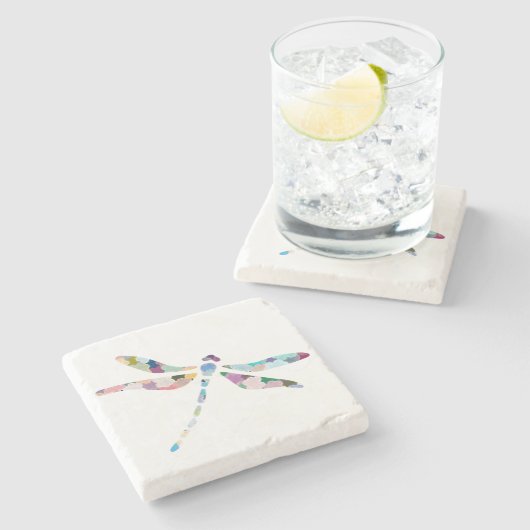 Dragonfly Stone Untersetzer (Seitenansicht)