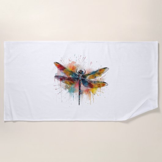 Dragonfly Strandtuch (Vorderseite)