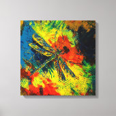 Dragonfly Stretched Canvas Print Leinwanddruck (Vorderseite)