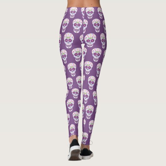 Dragonfly Sugar Skull Leggings (Rückseite)