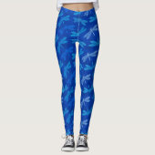 Dragonfly Summer Blues Nature Lover Leggings (Vorderseite)