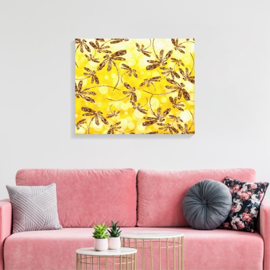 Dragonfly Summer Leinwanddruck (Insitu (Wohnzimmer))