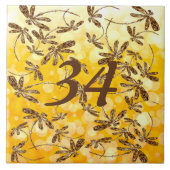 Dragonfly Sunshine Fliese (Vorderseite)