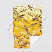Dragonfly Sunshine Golf Handtuch (Insitu)