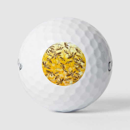 Dragonfly Sunshine Golfball (Vorderseite)