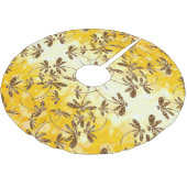 Dragonfly Sunshine Polyester Weihnachtsbaumdecke (Schrägansicht)