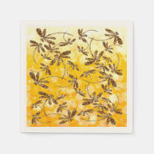 Dragonfly Sunshine Serviette (Vorderseite)