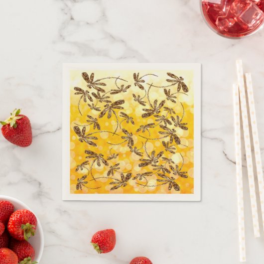 Dragonfly Sunshine Serviette (Beispiel)