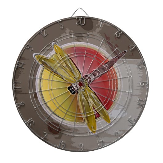 Dragonfly-Symbol Dartscheibe (vorne)