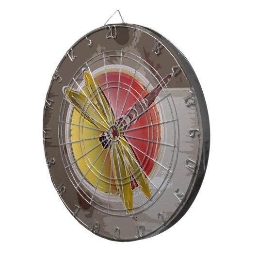 Dragonfly-Symbol Dartscheibe (Vorderseite rechts)