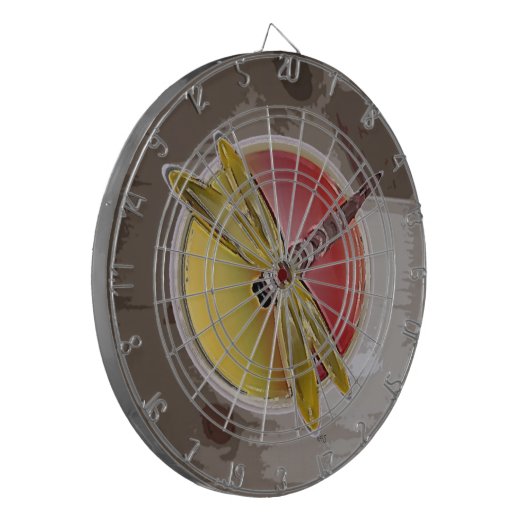 Dragonfly-Symbol Dartscheibe (Vorderseite Links)