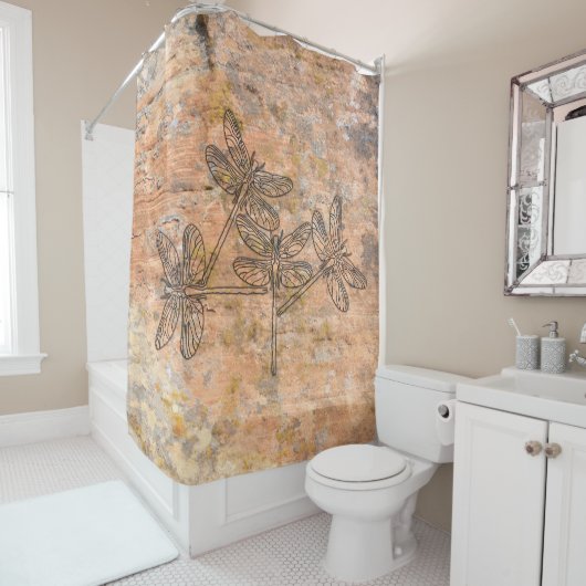 Dragonfly Talking Canyons, New Mexico Duschvorhang (Beispiel)