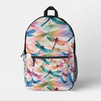 Dragonfly-Tanz Druckknopfdruck Nähtasche