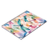 Dragonfly-Tanz Druckknopfdruck Nähtasche Notizblock (Linke Seite)