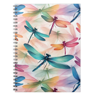 Dragonfly-Tanz Druckknopfdruck Nähtasche Notizblock