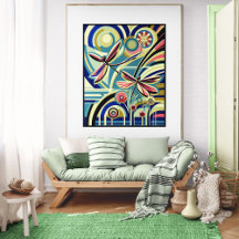 Dragonfly-Tanz: Ein Art-Déco-Flug