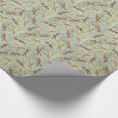 Dragonfly-Tanz Geschenkpapier (Ecke)