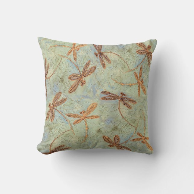 Dragonfly-Tanz Kissen (Vorderseite)