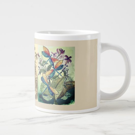 Dragonfly-Tasse Jumbo-Tasse (Rechts)