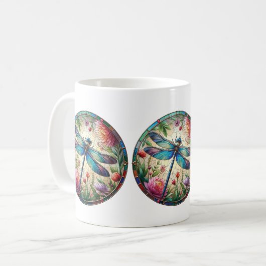 Dragonfly-Tasse Kaffeetasse (Vorderseite Links)