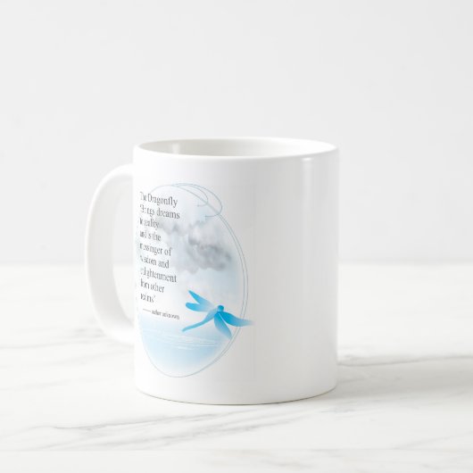 Dragonfly-Tasse Kaffeetasse (Vorderseite Links)