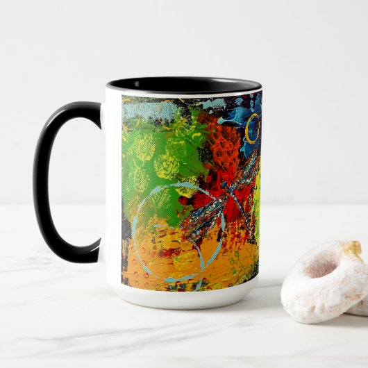 Dragonfly-Tasse Tasse (Mit Donut)