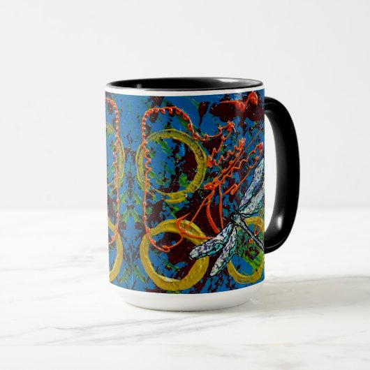 Dragonfly-Tasse Tasse (VorderseiteRechts)