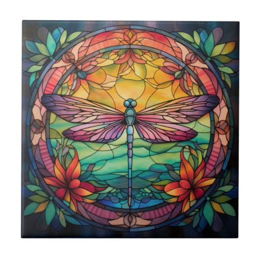 Dragonfly Tile Fliese (Vorderseite)