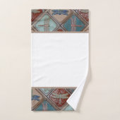 Dragonfly Tiles Badetuch Set (Handtuch)