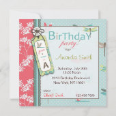 Dragonfly Träume Einladung Platz (Rückseite)