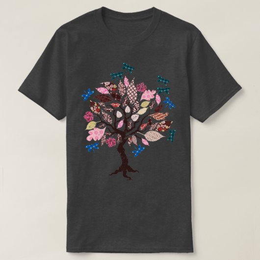 Dragonfly Tree Animal Dragonfly T-Shirt (Design vorne)