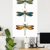 Dragonfly Trio Poster (Heimbüro)