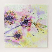 Dragonfly und Dandelions Jigsaw Puzzle (Horizontal)