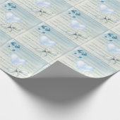 Dragonfly und Herzballon Geschenkpapier (Ecke)