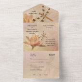 Dragonfly und Lily All in One Weditation Einladung (Innen Boden)