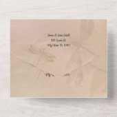 Dragonfly und Lily All in One Weditation Einladung (Rückseite)