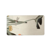 Dragonfly und Lotus, 1920 von Ohara Koson Adressaufkleber (Vorne)