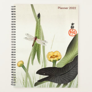 Dragonfly und Lotus von Ohara Koson, japanische Ku Planer
