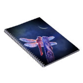 Dragonfly und Mond Notizblock (Rechte Seite)