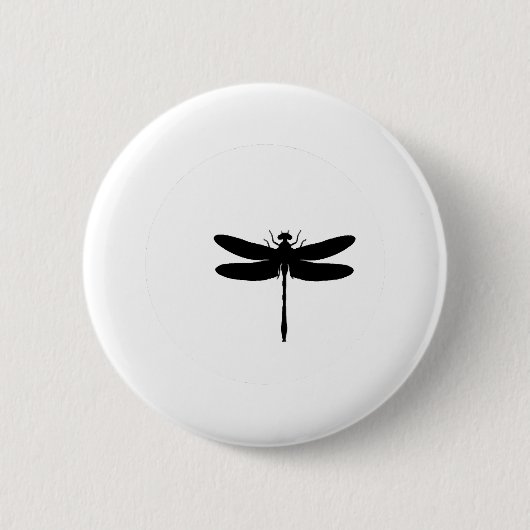 Dragonfly und Moon TSHIRT Button (Vorderseite)