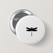 Dragonfly und Moon TSHIRT Button (Vorne & Hinten)