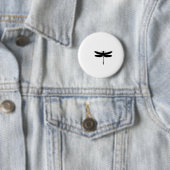 Dragonfly und Moon TSHIRT Button (Beispiel)