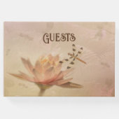 Dragonfly und Water Lily Wedding Gästebuch (Vorderseite)