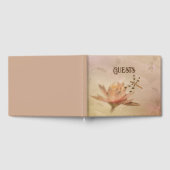 Dragonfly und Water Lily Wedding Gästebuch (Voll)