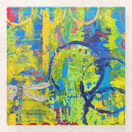 Dragonfly-Untersetzer Glasuntersetzer