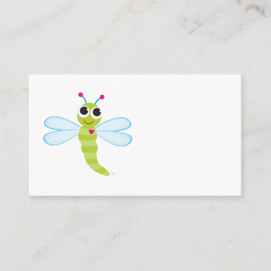 Dragonfly-Verschlusskarte Begleitkarte (Vorderseite)